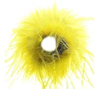 BELOWSYALER Elegante pulsera de plumas colorida para mujer, decoración de disfraces y accesorios de fiesta temática