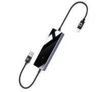 BELOWSYALER Enlace inteligente con función de proyección de teléfono, resolución 1080P, acceso a múltiples aplicaciones, proceso de instalación simple, ABS, construido en pantalla de coche