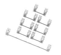 BELOWSYALER Estabilizadores de presión silenciosos para teclados mecánicos, base de acero, fácil instalación, estabilizador de teclados mecánicos de rebote reducido