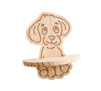 BELOWSYALER Estante flotante de pared de animales, estantes de almacenamiento de madera montados en rústico, para sala de estar, baño, cocina, decoración flotante