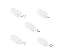 BELOWSYALER Estuche de tenis de mesa inastillable, transparente, rígido, con capacidad para 2 pelotas de 40 mm/50 mm, compacto, apto para viajes, con gancho seguro, accesorios de tenis de mesa con