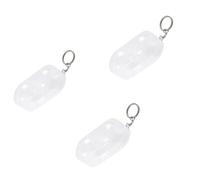 BELOWSYALER Estuche de tenis de mesa inastillable, transparente, rígido, con capacidad para 2 pelotas de 40 mm/50 mm, compacto, apto para viajes, con gancho seguro, accesorios de tenis de mesa con