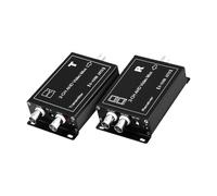 BELOWSYALER Fuerte multiplexor coaxial de 2 puertos, 1 línea, transmite señales de cámara de 2 canales, mezclador para cámaras con métodos de enlace fácil, combinador de indicación CCTV