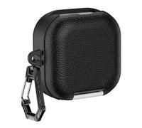 BELOWSYALER Funda de piel moderna con soporte para teléfono a medida para Buds 4 y Buds 4, funda protectora de piel para auriculares profesionales
