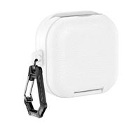 BELOWSYALER Funda de piel moderna con soporte para teléfono a medida para Buds 4 y Buds 4, funda protectora de piel para auriculares profesionales