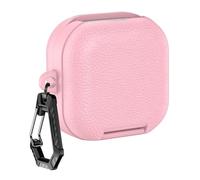BELOWSYALER Funda de piel moderna con soporte para teléfono a medida para Buds 4 y Buds 4, funda protectora de piel para auriculares profesionales