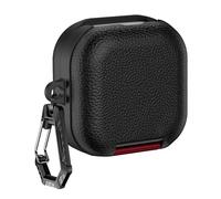 BELOWSYALER Funda de piel moderna con soporte para teléfono a medida para Buds 4 y Buds 4, funda protectora de piel para auriculares profesionales