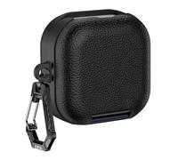 BELOWSYALER Funda de piel moderna con soporte para teléfono a medida para Buds 4 y Buds 4, funda protectora de piel para auriculares profesionales