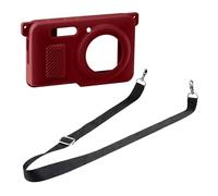 BELOWSYALER Funda de silicona duradera para cámara PIXPRO FZ55, fácil instalación, diseño ligero y portátil, funda impermeable para cámara, Red, Mass Beauty
