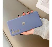 BELOWSYALER Funda ergonómica con diseño artístico de corazón para dispositivo de teléfono A16, perfil simple con sujeción y funda protectora para móvil