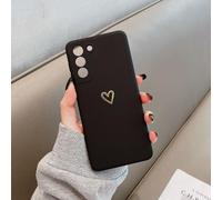 BELOWSYALER Funda ergonómica con diseño artístico de corazón para dispositivo de teléfono A16, perfil simple con sujeción y funda protectora para móvil