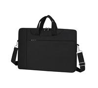 BELOWSYALER Funda protectora de transporte para portátil, de tela Oxford, con correa para el hombro, a prueba de salpicaduras, bolsa portátil para computadora, Black, One Size