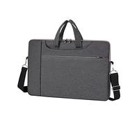 BELOWSYALER Funda protectora de transporte para portátil, de tela Oxford, con correa para el hombro, a prueba de salpicaduras, bolsa portátil para computadora, Gray, One Size