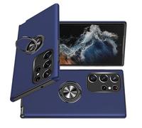 BELOWSYALER Funda protectora para teléfono móvil S24 con soporte giratorio de 360 grados, antihuellas dactilares