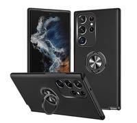 BELOWSYALER Funda protectora para teléfono móvil S24 con soporte giratorio de 360 grados, antihuellas dactilares