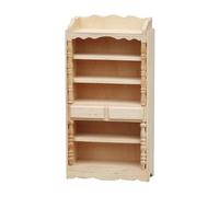BELOWSYALER Gabinete de madera en miniatura para casas de muñecas, dormitorio, sala de estar, decoración de proyectos de manualidades, modelo de muebles de casa pequeña