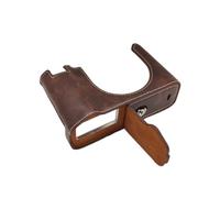 BELOWSYALER GFX100RF - Base protectora de cuero con mecanismo de liberación rápida para compartimento de batería y acceso completo a las interfaces de acceso rápido a la funda de la cámara de la