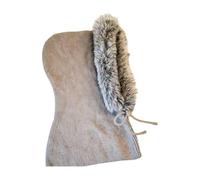 BELOWSYALER Gorro cálido con capucha Ushanka, elegante gorra, accesorio de invierno para mujeres y niñas, gorro de invierno unisex, gris, Talla única