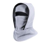 BELOWSYALER Gorro de forro polar cálido y resistente al viento para esquí, ciclismo, actividades al aire libre, transpirable, unisex, Gris Claro, Talla única