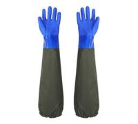 BELOWSYALER Guantes de Goma,Guantes de Goma Impermeables de Larga duración,Guantes para Estanque,Guantes Resistentes a Productos químicos para lavavajillas,Limpieza de vehículos