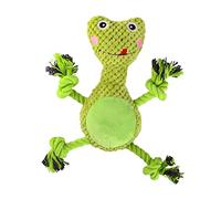 BELOWSYALER Juguete chirriante para perros masticadores agresivos, mordedor de perro, juguete de peluche de peluche para masticar perros pequeños