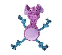 BELOWSYALER Juguete chirriante para perros masticadores agresivos, mordedor de perro, juguete de peluche de peluche para masticar perros pequeños