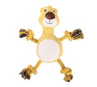 BELOWSYALER Juguete chirriante para perros masticadores agresivos, mordedor de perro, juguete de peluche de peluche para masticar perros pequeños