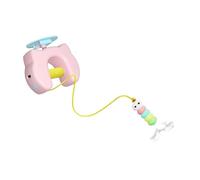 BELOWSYALER Juguete de rebote interactivo con cuerda de elevación automática para gatos de interior, juguete interactivo para gatos