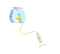 BELOWSYALER Juguete de rebote interactivo con cuerda de elevación automática para gatos de interior, juguete interactivo para gatos