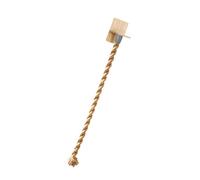 BELOWSYALER Juguete para mascotas con cuerda para montar en la pared, para estante interactivo pequeño y grande para gatitos de interior