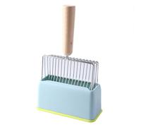 BELOWSYALER LitterScoop - Bandeja de arena para gatos, caja y soporte para gatitos, herramienta de limpieza con contenedor de residuos, kits de limpieza con soporte