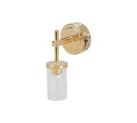 BELOWSYALER Moderna lámpara de pared de casas de muñecas a escala 1/12 con cúpula de cristal e iluminación LED de bajo consumo para decoración del hogar en miniatura
