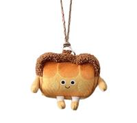 BELOWSYALER Monedero, monedero, monedero, monedero, monedero, billetera con cremallera, lindo bolso de pan tostado, bolsillo para llaves, mini bolsa de auriculares para niños, a, As shown in the