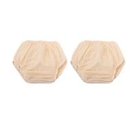 BELOWSYALER Paquete de 2 calzoncillos reutilizables a prueba de fugas para incontinencias para adultos, lavables para hombres y mujeres, fundas de pañales