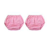 BELOWSYALER Paquete de 2 calzoncillos reutilizables a prueba de fugas para incontinencias para adultos, lavables para hombres y mujeres, fundas de pañales