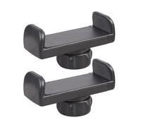 BELOWSYALER Paquete de 2 clips de montaje de teléfono de rótula de 17 mm ajustables para teléfonos inteligentes de 4.5 a 7 pulgadas de repuesto para varios soportes de montaje