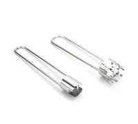 BELOWSYALER Paquete de 2 removedores de núcleos portátiles de acero inoxidable, desmontables, aptos para lavavajillas, para uso doméstico y picnic, descorazonador de acero inoxidable