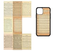 BELOWSYALER Paquete de 8 pegatinas de PVC para teléfono, patrones personalizables para personalización y resistencia a los arañazos, adhesivo de PVC