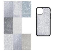 BELOWSYALER Paquete de 8 pegatinas de PVC para teléfono, patrones personalizables para personalización y resistencia a los arañazos, adhesivo de PVC