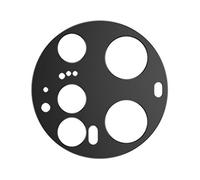 BELOWSYALER Protector de lente de cámara de aleación de aluminio, antiarañazos, a prueba de golpes, apto para fotografía, cámaras de teléfonos inteligentes, antihuellas dactilares