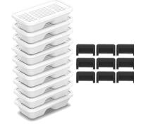 BELOWSYALER Repuesto y esponjas para fuente de agua automática para gatos, funciona con pilas, dispensadores de agua para mascotas, accesorios