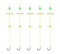 BELOWSYALER Señuelos de pesca a prueba de explosiones con alimentador de jaula con gancho de púas afiladas de acero al carbono para carpa, trucha, río, gancho de acero al carbono