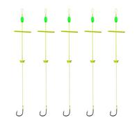 BELOWSYALER Señuelos de pesca a prueba de explosiones con alimentador de jaula con gancho de púas afiladas de acero al carbono para carpa, trucha, río, gancho de acero al carbono