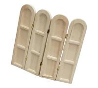 BELOWSYALER Separador de habitación de madera en miniatura a escala 1/12 para muebles de casas de muñecas para decoraciones realistas del hogar