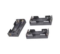 BELOWSYALER Soporte de batería multiusos de 2 A, estructura metálica, terminales aptos para soldadura para circuitos aduaneros, soporte de batería soldable para electrónica