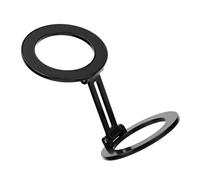 BELOWSYALER Soporte de metal portátil para teléfono de doble superficie, diseño plegable, soporte de ajuste general para teléfonos inteligentes de 4 a 6.7 pulgadas, soporte plegable portátil para