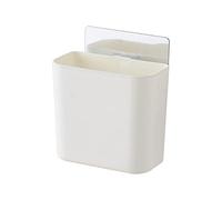 BELOWSYALER Soporte de pared para cepillo de dientes autoadhesivo para colgar en la pared, caja de almacenamiento para peine de pasta de dientes