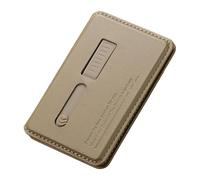 BELOWSYALER Soporte de teléfono con ángulos de visión ajustables, diseño plegable, respaldo de piel sintética, cartera para teléfono