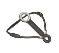 BELOWSYALER Soporte de teléfono con correa para el cuello modificable de múltiples esquinas con cuerda de seguridad y manguera de acero barnizado de silicona para mayor durabilidad, soporte seguro