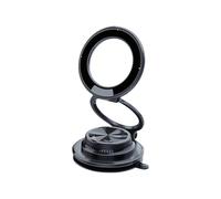 BELOWSYALER Soporte de teléfono giratorio de 360 grados para aspiradoras de coche, salpicaderos, soporte para parabrisas, apto para todos los dispositivos, liberación rápida, soporte para teléfono de